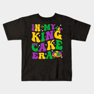 Retro In My King Cake Era Mardi Gras Women Men Kids T-Shirt